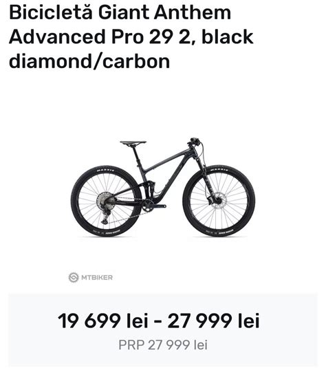 Full Suspension Carbon Giant Anthem 2023 XL Ploiesti OLX Ro