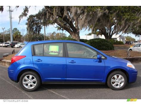 Metallic Blue 2012 Nissan Versa 1.8 S Hatchback Exterior Photo ...