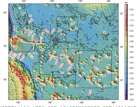 Figure 1 From Crustal Density Structure In The Western Pacific Area