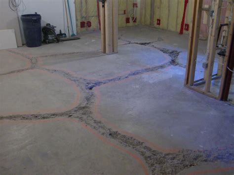 Self Leveling A Basement Floor Basement Flooring Basement Concrete