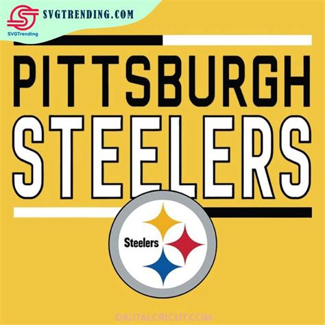 Pittsburgh Steelers Logo Svg Cricut File Clipart Nfl Svg Football