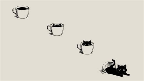 Minimalist Cat Desktop Wallpapers - Wallpaper Cave