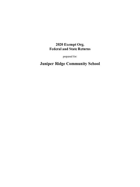 Fillable Online Juniper Ridge Community SchoolGrand Junction CO Fax