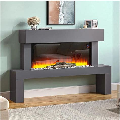 Living And Home 48 Inch Freestanding Electric Fireplace ShopStyle