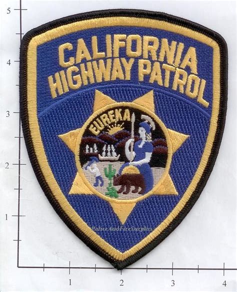 Up For Sale Is A California Highway State Police Patch This Is A New