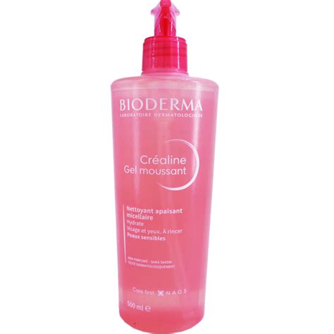 Bioderma Crealine Gel Moussant Nettoyant Apaisant Ml