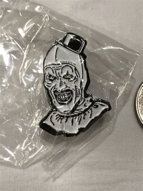 Terrifier All Hallows Eve Art The Clown Lapel Pin Free Ship In Usa Eur