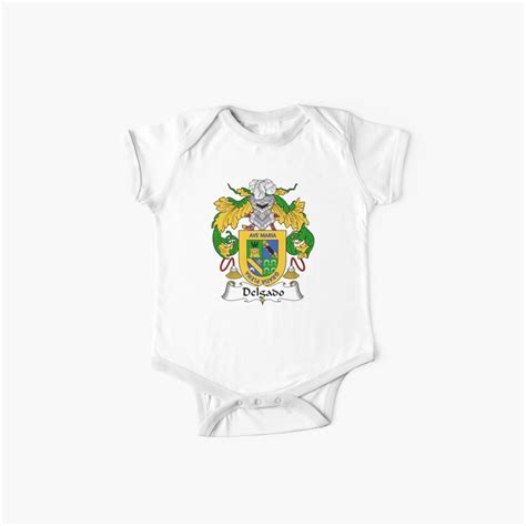 "Delgado Coat of Arms/Family Crest" Baby One-Piece by carpediem6655 ...