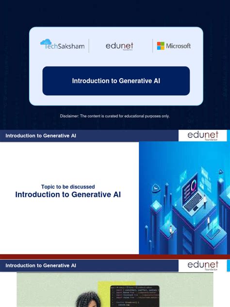 1701348415 Introduction To Generative Ai Pdf Artificial