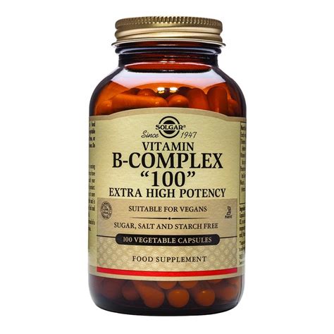 Solgar Vitamin B Complex Extra High Potency Vegicaps