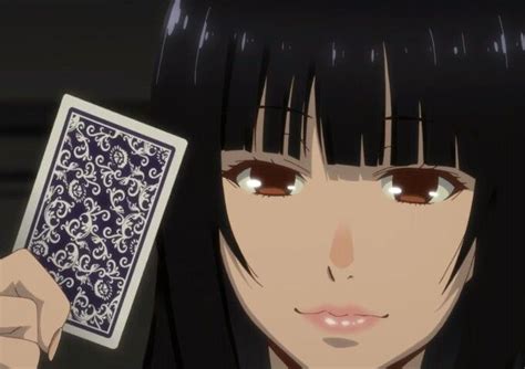 Jabami Yumeko Kakegurui Card Drawing Kawaii Anime Throwing Cards