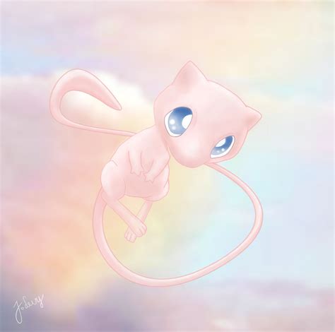 My drawing of Mew :) : pokemon