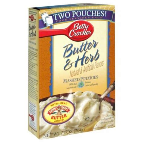 Betty Crocker Butter And Herbs Mashed Potatoes 72 Oz Ralphs