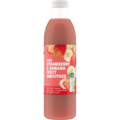 Asda Strawberry And Banana Fruit Smoothie 750ml Compare Prices And Where To Buy Uk