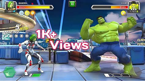 Gamora Vs Hulk Fighting Video 🔥🔥 Marvel Contest Of Champions Mcoc Transogamer