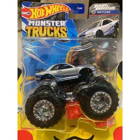 風火輪 Hot Wheels 大腳車 怪獸卡車 玩命關頭 保羅沃克 日產 NISSAN Skyline GT R R 蝦皮購物