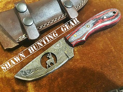 Handmade knife of big game hunting - Shawn Hunting Gear