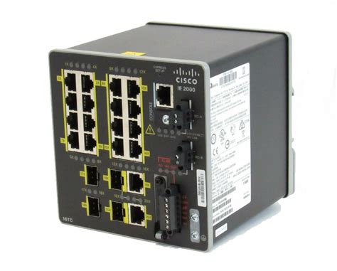 Cisco Catalyst Ie 2000 16 Port 10 100 Industrial Ethernet Switch Ie