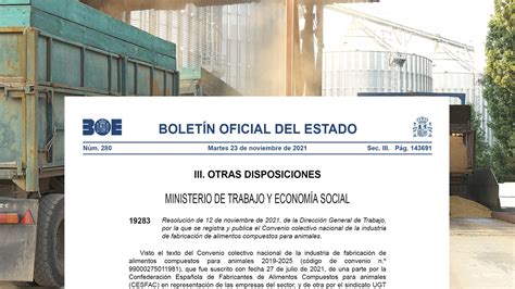 Cesfac Es Publicado En El Boe El Convenio Colectivo De La Industria