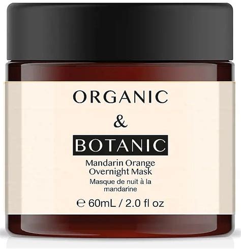 Sleeping Mask For Dry Skin Organic And Botanic Mandarin Orange