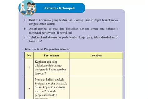 Kunci Jawaban Ips Kelas 8 Halaman 168 Bab 3 Tabel 3 6 Tentang Ekonomi