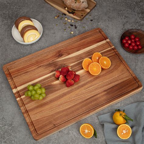 Fashionwu Extra Large Acacia Wood Cutting Boards For Kitchen X