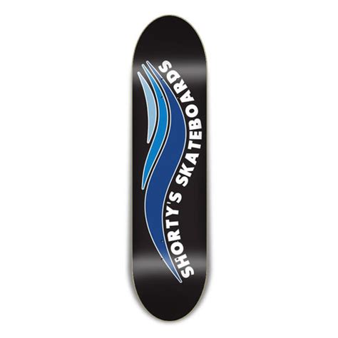 Shortys Skateboard Deck Skate Wave Blackblue 775