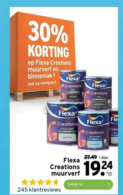 Flexa Creations Muurverf 30 Korting Aanbieding Bij GAMMA 1Folders Nl