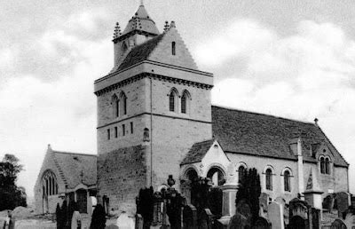 Tour Scotland: Old Photograph Church Chirnside Scotland