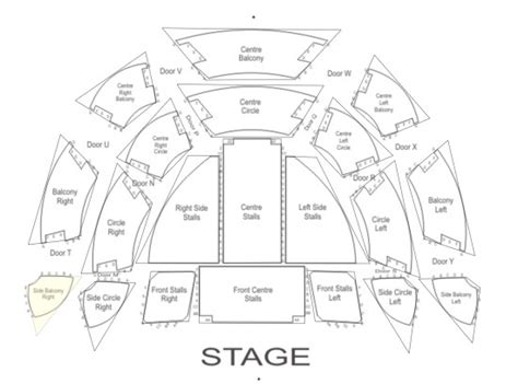 Sheffield City Hall Seating Map