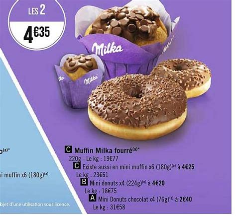 Promo Muffin Milka Fourré chez Géant iCatalogue fr