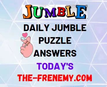 Daily Jumble Puzzle Answers For January 2025 UPDATED