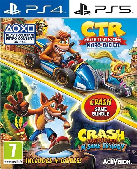 Crash Team Racing Nitro Fueled Crash Bandicoot Trilogy PS4 PS5