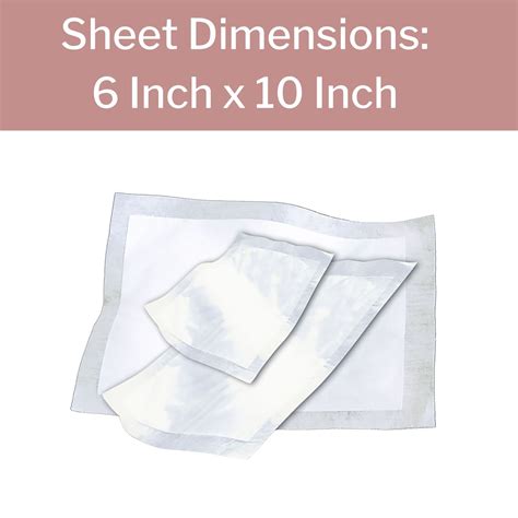 Tranquility Thinliner Skin Fold Management Sheets 6 In X 10 In 10 Ct