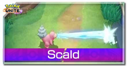 Scald Slowbro Move Effect And Cooldown Pokemon Unitegame