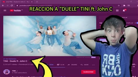 Reacci N A Tini Duele Ft John C Lauti Fd Youtube