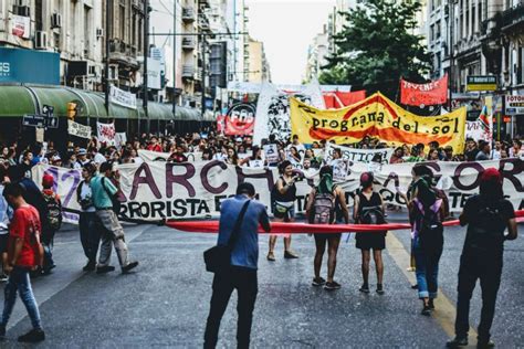 Este Jueves Por La Tarde Se Moviliza Por El Centro La A Marcha De La