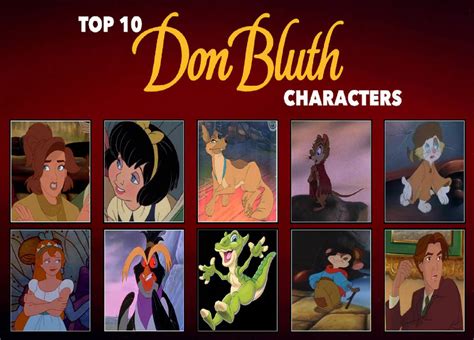 My Top Ten Don Bluth Characters by MorganTheFandomGirl on DeviantArt