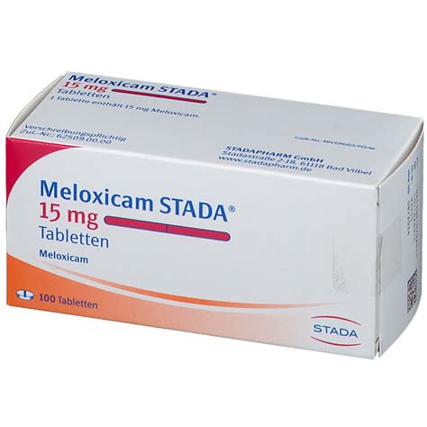 Meloxicam STADA 15 Mg 100 St Mit Dem E Rezept Kaufen Shop Apotheke