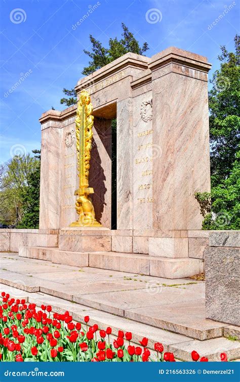 Second Division Memorial Washington Dc Editorial Photo Image Of