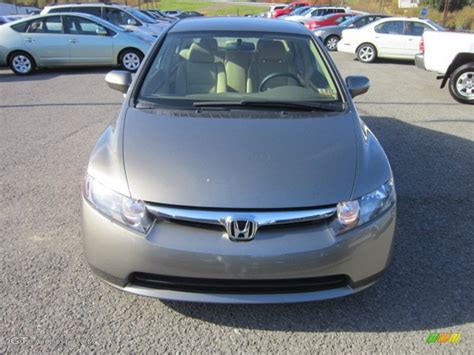 2007 Galaxy Gray Metallic Honda Civic Hybrid Sedan 56275575 Photo 2