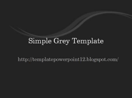 Free PowerPoint Template,Design,Themes,Background: Simple Grey ...