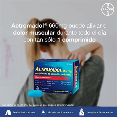 Actromadol® 660 Mg Es El único Analgésico Sin Receta Con Tecnología