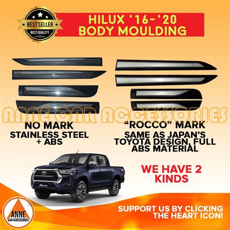 Body Moulding For Toyota Hilux Revo Hilux Rocco 2016 2017 2018 2019