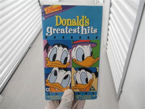 Donald Duck Donald S Greatest Hits Disney Uk Vhs Pal Video