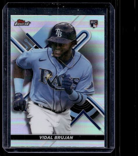 Topps Finest Refractor Vidal Brujan Rookie G Tampa Bay Rays