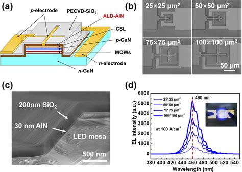 AlN Passivation For InGaN Micro LEDs