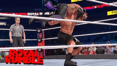 Brock Lesnar Vs Finn Balor Royal Rumble Youtube