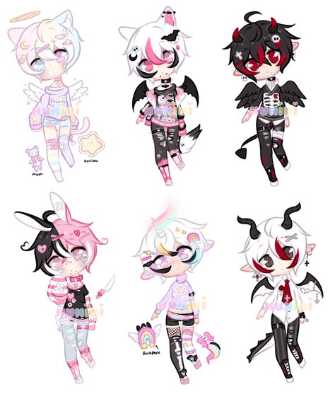 Anime Chibi Boy Outfits