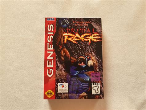 Primal Rage Sega Genesis Box With Insert Top Quality Etsy